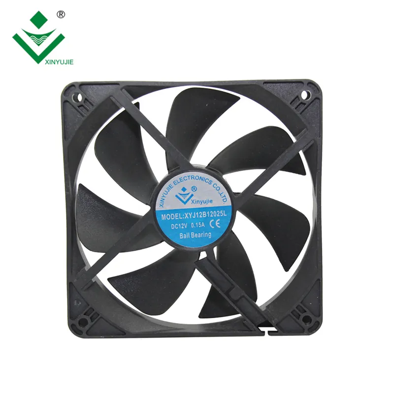 Ventola DC senza spazzole 120X120X25mm Ventola silenziosa 24V Dispositivo di raffreddamento display LED