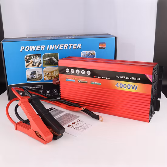 Invertitore di potenza a onda sinusoidale modificata da 1000 W per auto da casa 12V 220V