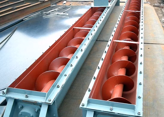 Utilizzo del trasportatore bivite nella linea di produzione di sabbia ceramica con un buon prezzo