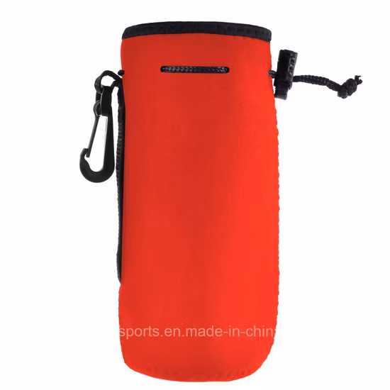 Portabottiglie isolato in neoprene per lattine per bottiglie di birra per zaino da escursionismo, portatile in neoprene per vino Stubby Cooler per bottiglie Portabottiglie Custodia per borsa