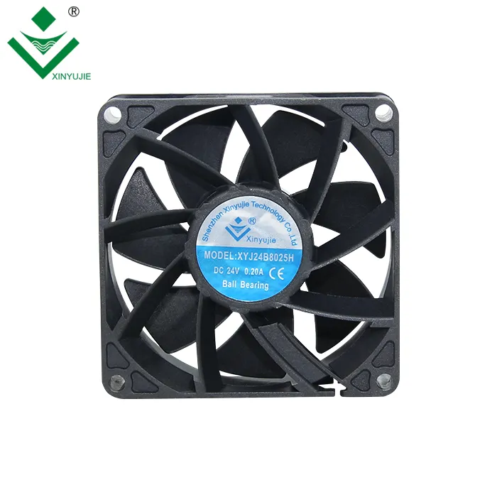 Ventola di raffreddamento per PC 80X80X25mm Shenzhen Factory 12V 8025 Raffreddatori per CPU