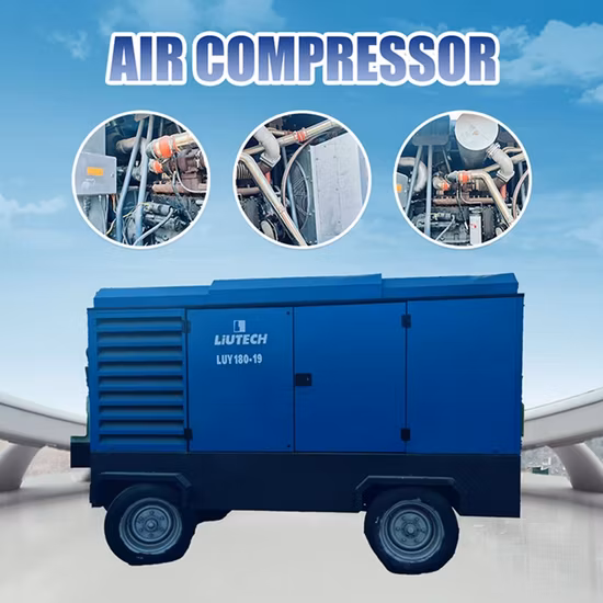 Compressore d'aria grande serie Atlas Copco Airdrill per perforazione